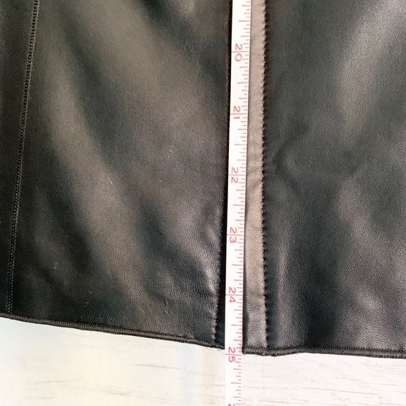 Cole Haan Wing Collar Leather Jacket - Picture 15 of 16
